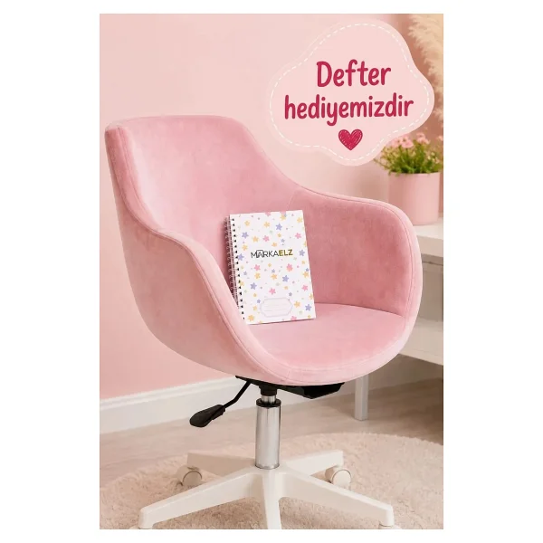 Markaelz Monoko Kumaş Çalışma Sandalyesi - Görsel 9