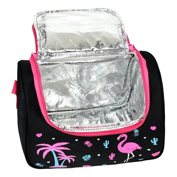 Waddell 1001 Flamingo Desenli Termoslu Beslenme Çantası - Görsel 3