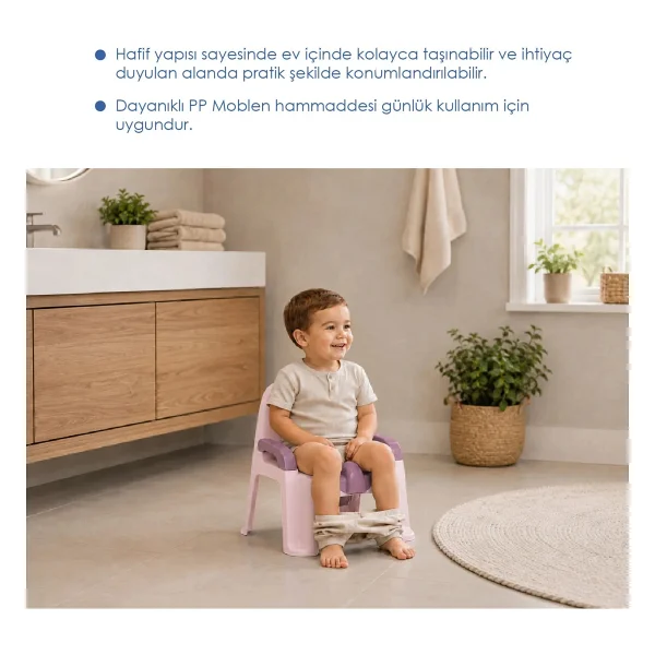 Babyjem Afacan Pembe Lazımlık - Görsel 2
