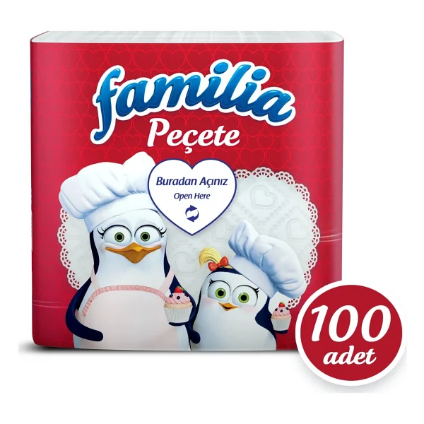 Familia 100'lü Kağıt Peçete - Görsel 5