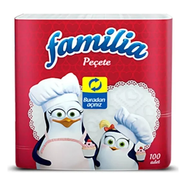 Familia 100'lü Kağıt Peçete - Görsel 2