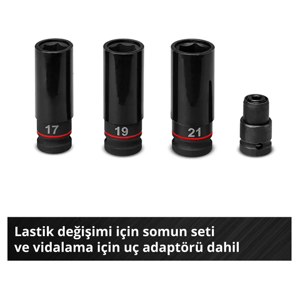 Einhell Tp-Cw 18/350-C Li Bl Darbeli Somun Sıkma Makinesi - Görsel 5