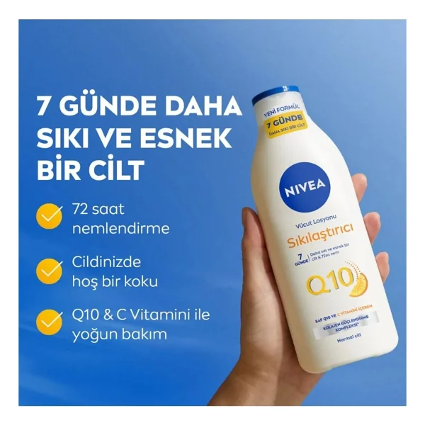 Nivea Q10 Sıkılaştırıcı Nemlendirici Vücut Losyonu 250 ml - Görsel 5