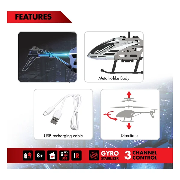 Silverlit Flybotic Sky Aurora Kumandalı Helikopter 84568 - Görsel 4
