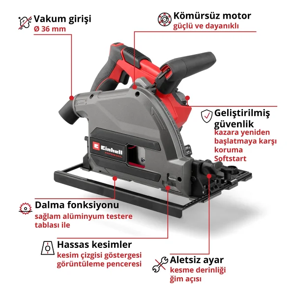 Einhell Tp-Ps 18/165 Li Bl Daire Testere - Görsel 2