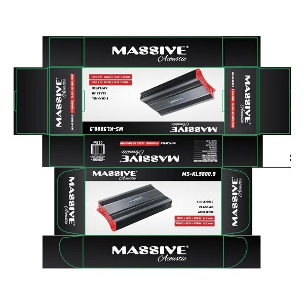 Massive Ms-Kl5800.5 7000 W Oto Amplifikatör - Görsel 3