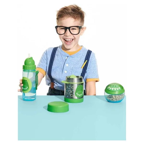 Skip Hop Zoo Timsah Paslanmaz Çelik Termos 325 Ml - Görsel 3