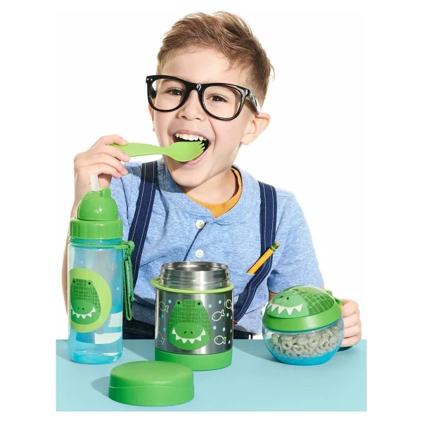 Skip Hop Zoo Timsah Paslanmaz Çelik Termos 325 Ml - Görsel 4