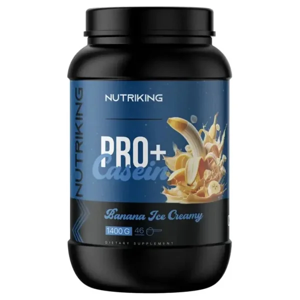 Nutriking Kazein Protein Tozu 1400G 46 Servis Muz Aromalı - Görsel 3