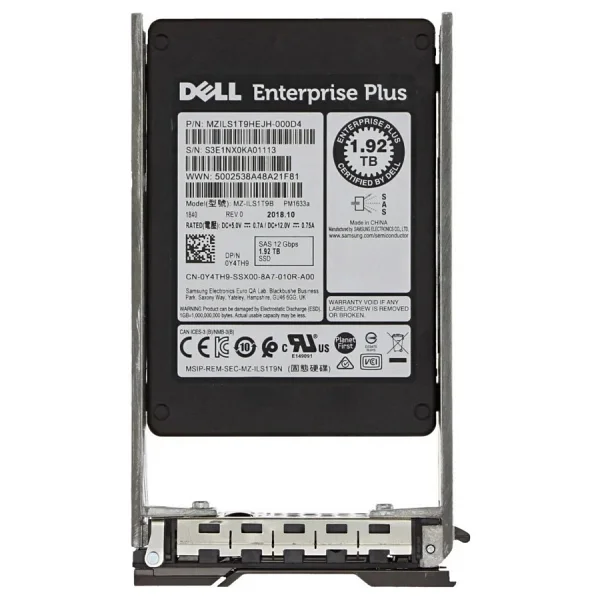 Dell 1.92tb 2.5" 0y4th9 Enterprise Sas SSD Disk - Görsel 3