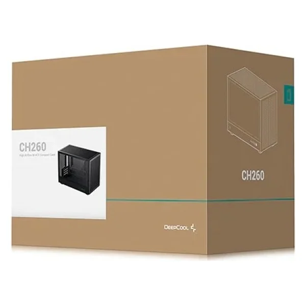 Deepcool Ch260 Fansız Siyah Mini Itx Oyuncu Kasası - Görsel 7