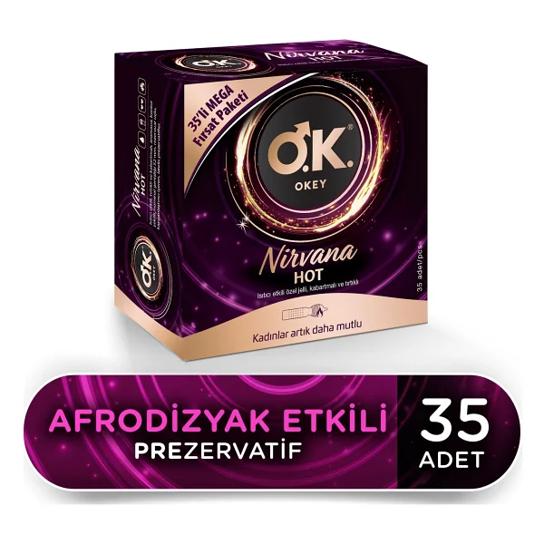 Okey Nirvana Hot 35'li Prezervatif - Görsel 5