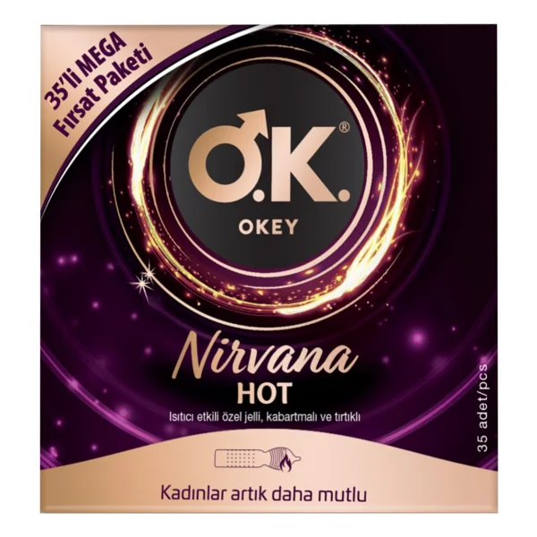 Okey Nirvana Hot 35'li Prezervatif - Görsel 6
