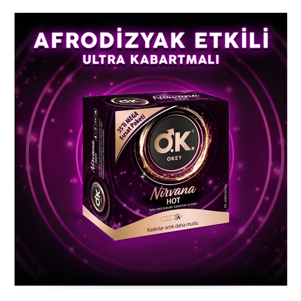 Okey Nirvana Hot 35'li Prezervatif - Görsel 8