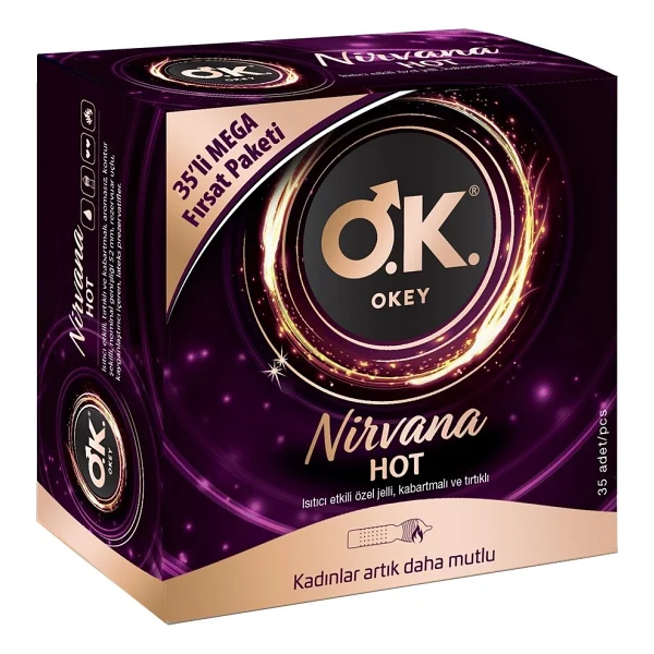 Okey Nirvana Hot 35'li Prezervatif - Görsel 10