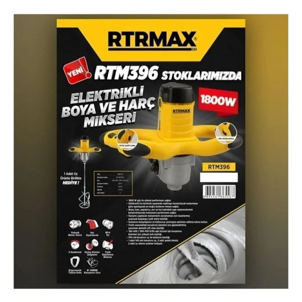 Rtrmax Rtm396 1800 W Karıştırıcı - Görsel 5