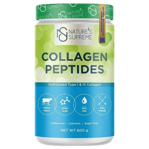 Nature's Supreme Collagen Peptides Powder Aromasız 600 Gr - Görsel 10