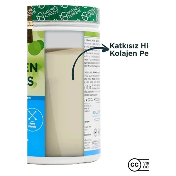Nature's Supreme Collagen Peptides Powder Aromasız 600 Gr - Görsel 3