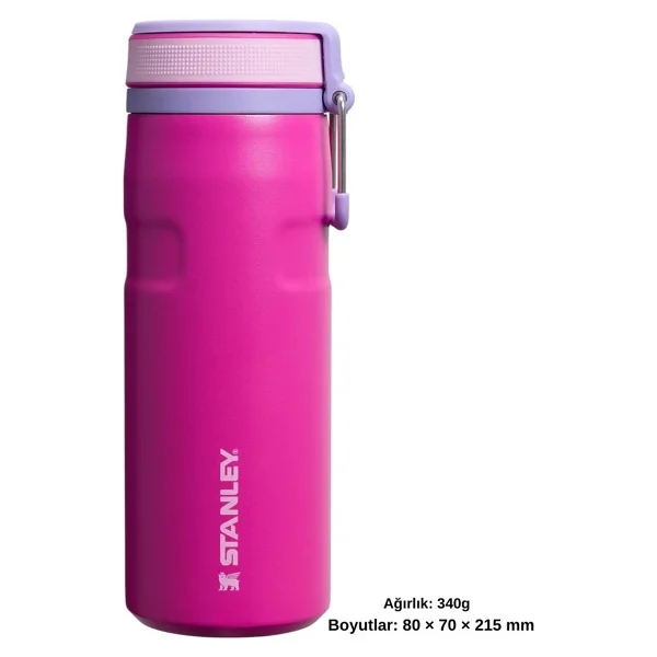 Stanley The Iceflow Twist Flip Pembe 0.47 Lt Çelik Termos - Görsel 5