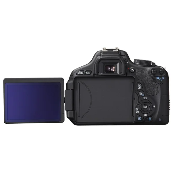 Canon Eos 600d + 18-55mm Lens Dslr Fotoğraf Makinesi - Görsel 6