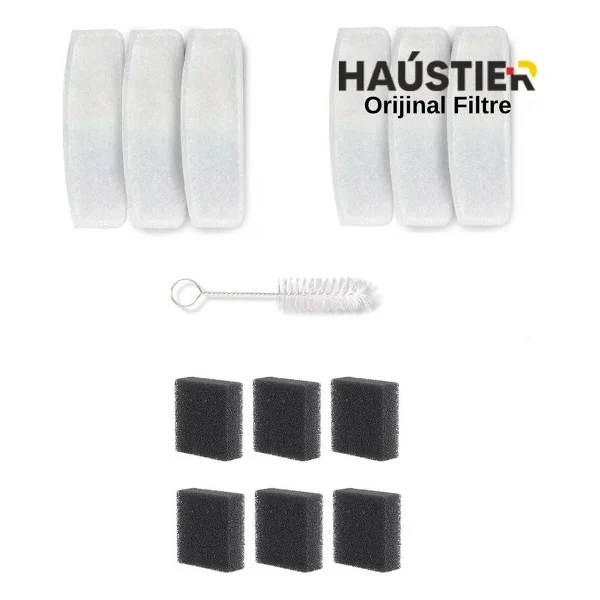 Haustier Wf007l Otomatik Kedi Su Sebili - Filtre Seti 6 Adet - Görsel 4