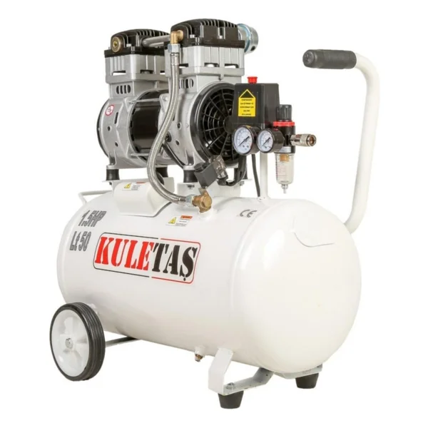 Kuletaş 50 Lt 1.5 Hp Sessiz Yağsız Hava Kompresörü - Görsel 2
