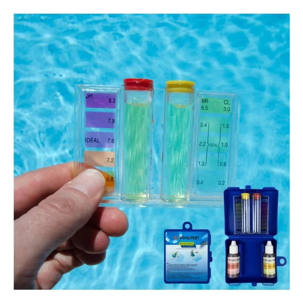 Pooltest Ekonomik Havuz Suyu Test Kiti Ph - Klor Ölçüm Kiti - Görsel 2