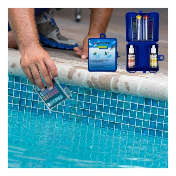 Pooltest Ekonomik Havuz Suyu Test Kiti Ph - Klor Ölçüm Kiti - Görsel 4