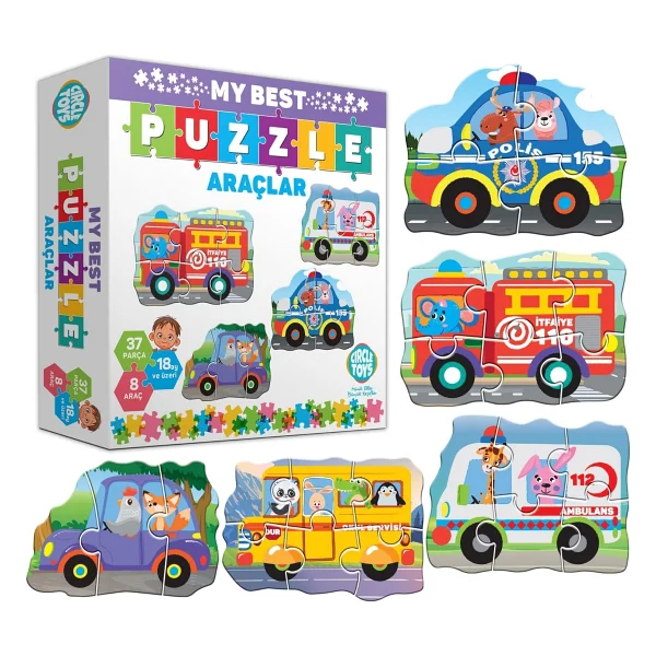 Circle Toys My Best Puzzle Araçlar - Görsel 3