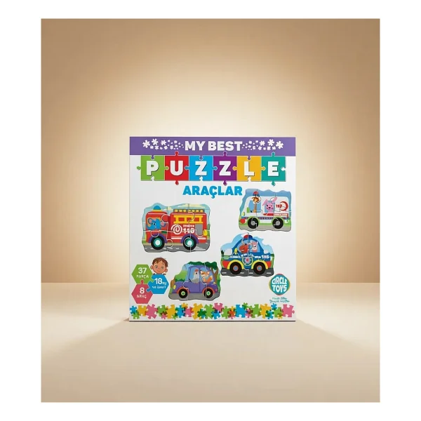Circle Toys My Best Puzzle Araçlar - Görsel 4
