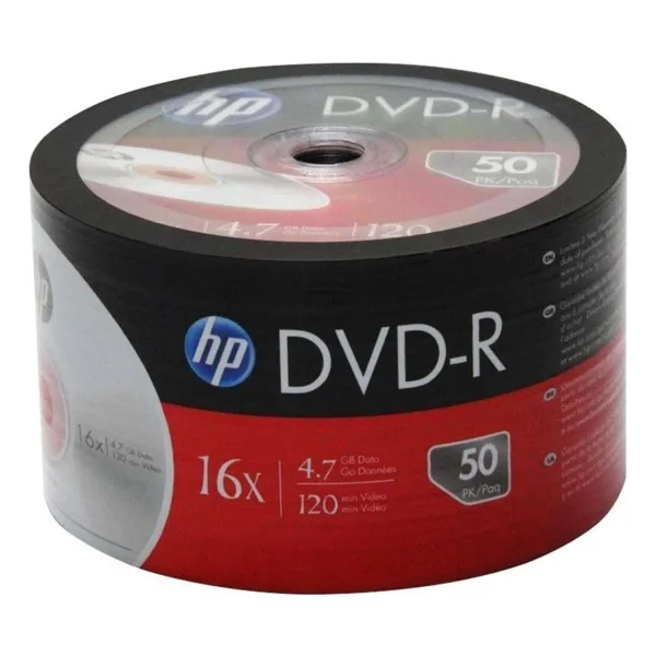 Hp DVD-R 4,7gb-120min 16x 50 Li Shrink - Görsel 4