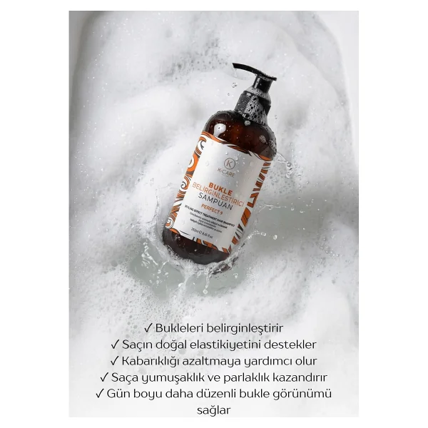K K-Care Cosmetics Bukle Belirginleştirici 250 Ml Şampuan - Görsel 5