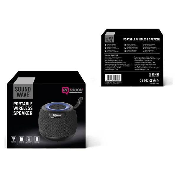 Intouch Sound Wave Bluetooth Hoparlör - Görsel 7
