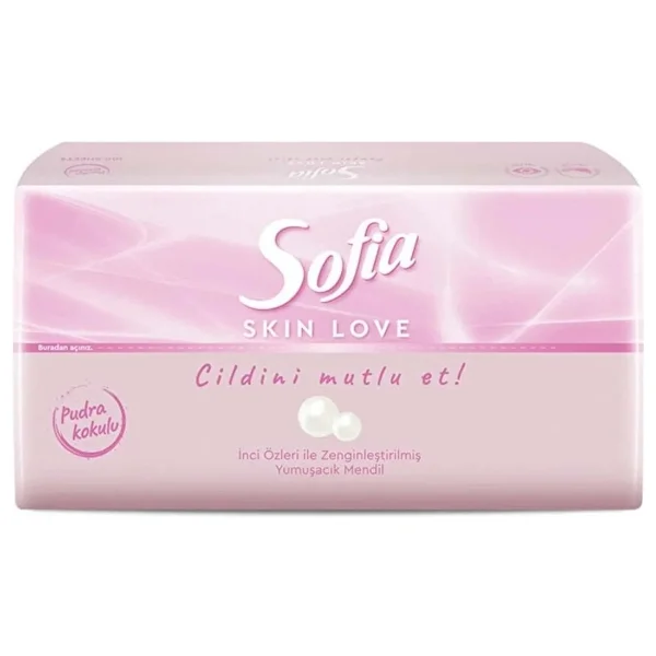 Sofia Skin Love Pudra Kokulu Mendil 100'lü - Görsel 9
