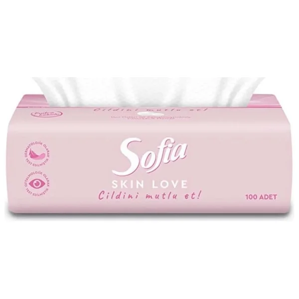 Sofia Skin Love Pudra Kokulu Mendil 100'lü - Görsel 10
