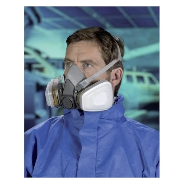 3m 6200 Orta Boy Yarım Yüz Maskesi + 1 Filtre - Görsel 2