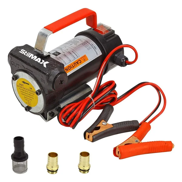 Stilmax 12v Kendinden Emişli Yakıt Sıvı Yağ Mazot Aktarma Transfer Pompası Paslanmaz - Görsel 7