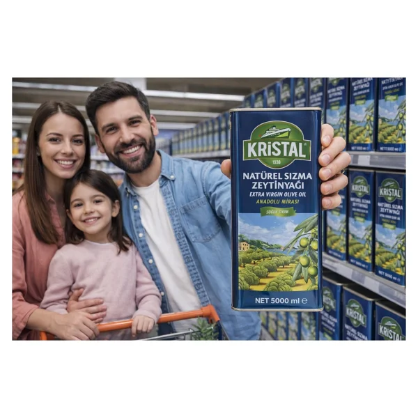 Kristal Anadolu Mirası Natürel Sızma Zeytinyağı 5 Lt - Görsel 2