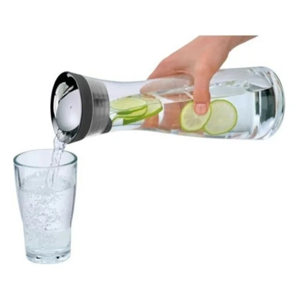 Wmf Gümüş Kapaklı Şeffaf Cam Karaf 1 Lt Modern Tasarım İle Sofra Sunumuna Uygun - Görsel 6