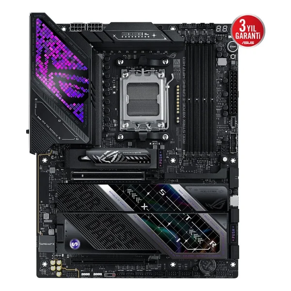 Asus Rog Strix X870e-E Gaming Wıfı7 Neo AMD Am5 DDR5 Atx Anakart - Görsel 4