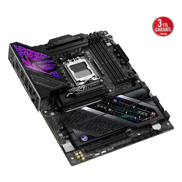 Asus Rog Strix X870e-E Gaming Wıfı7 Neo AMD Am5 DDR5 Atx Anakart - Görsel 9