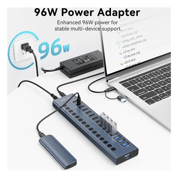 Acasis Hb16pro 16 Port USB Çoğaltıcı - Görsel 3