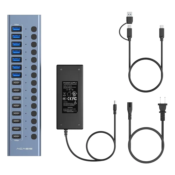 Acasis Hb16pro 16 Port USB Çoğaltıcı - Görsel 8