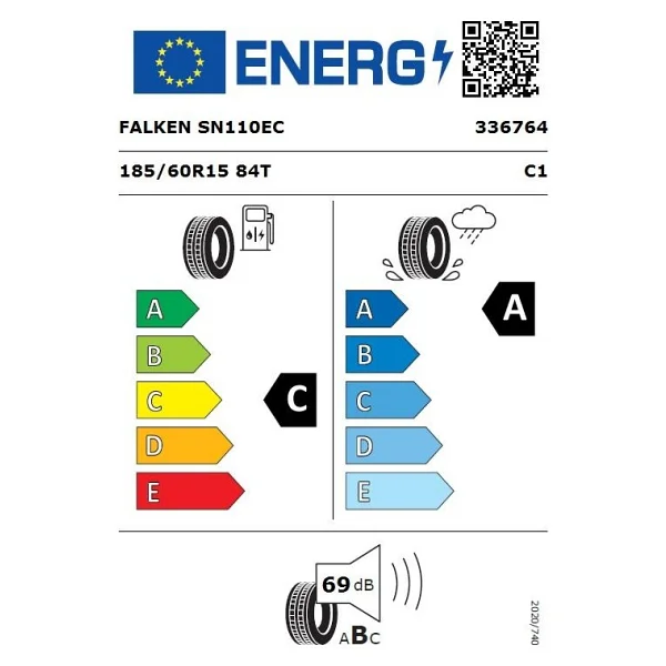 Falken Sincera Sn110 Ecorun 185/60 R15 84t Yaz Lastiği - Görsel 5