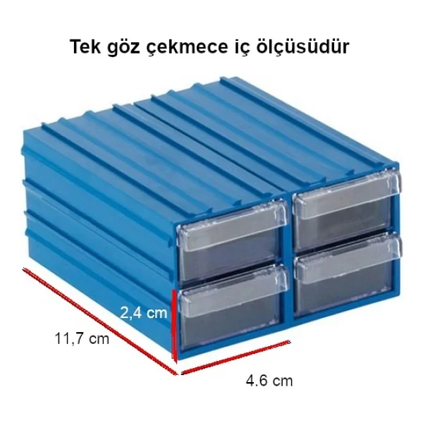 Sembol 300 Plastik 60 Çekmeceli Avadanlık - Görsel 2