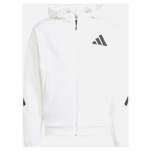 Adidas Z.N.E. Jf2443 Kapüşonlu Beyaz Erkek Eşofman Üstü - Görsel 9