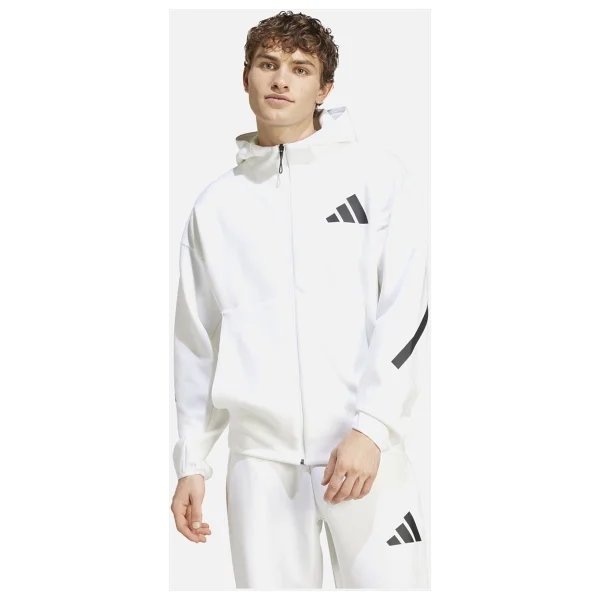 Adidas Z.N.E. Jf2443 Kapüşonlu Beyaz Erkek Eşofman Üstü - Görsel 10