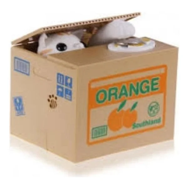 Eco Lounge Hareketli Para Çalan Kedi Kumbara - Görsel 3