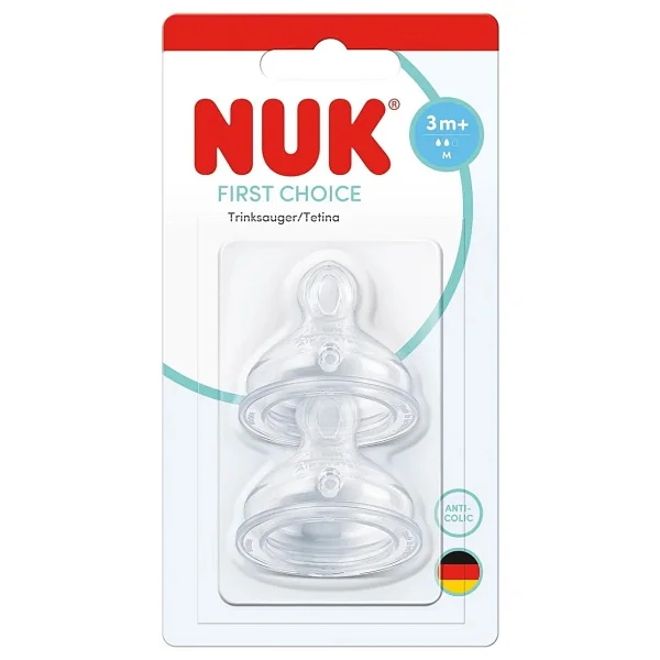 Nuk First Choice Silikon Biberon Emziği, M - Görsel 6