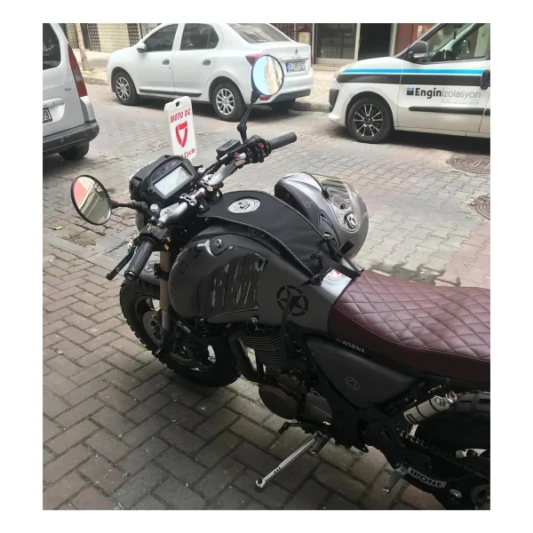 Dot Cycle Motosiklet Depo Üstü Çanta Telefon Tutuculu - Görsel 7